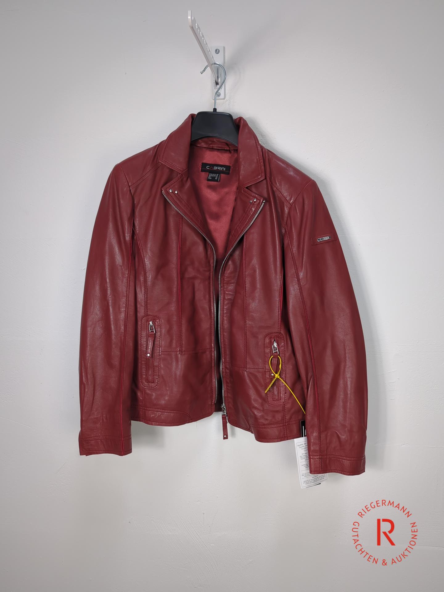 DAMEN LEDERJACKE GRÖSSE 38